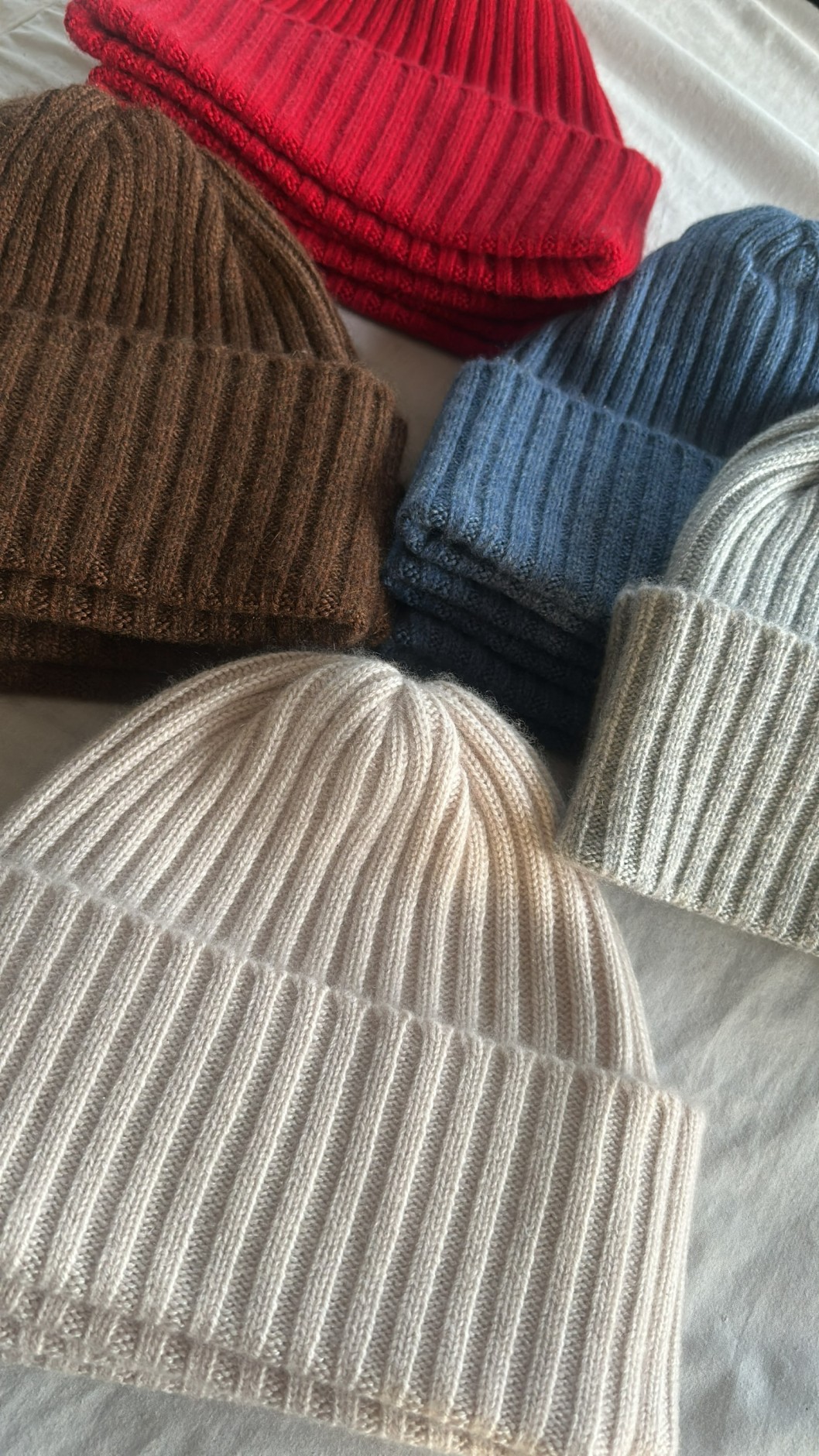  Cashmere Rib Hat (3160)